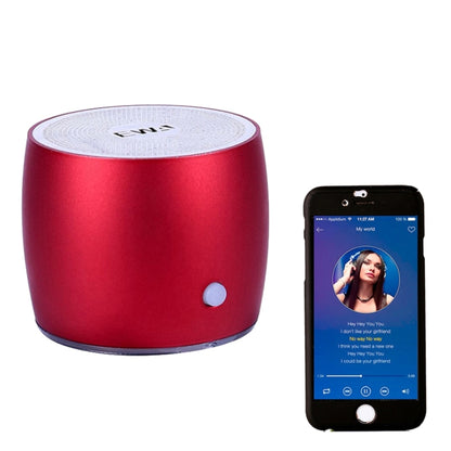 EWA A103 Portable Bluetooth Speaker Wireless Heavy Bass Bomm Box Subwoofer Phone Call Surround Sound Bluetooth Shower Speaker(Red) - Mini Speaker by EWA | Online Shopping South Africa | PMC Jewellery | Buy Now Pay Later Mobicred