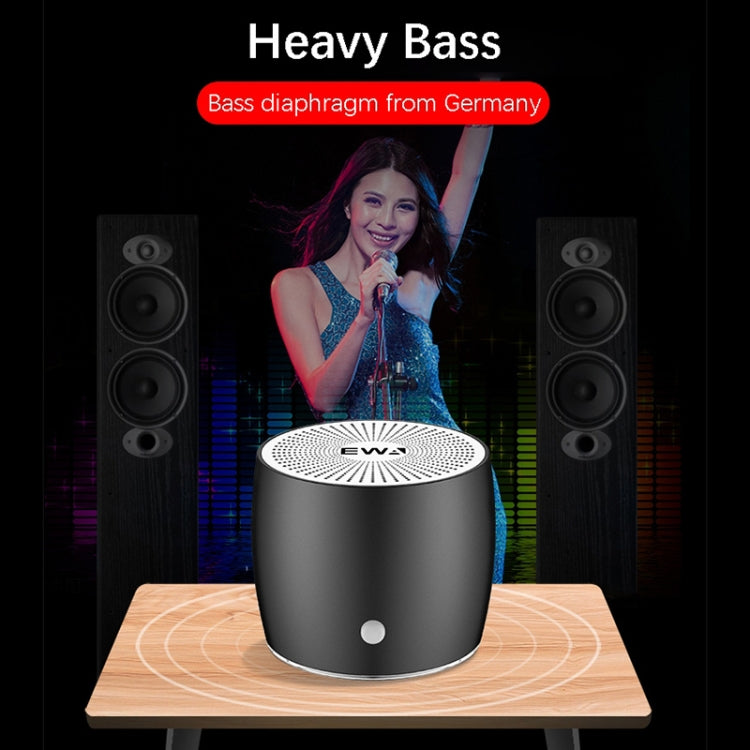 EWA A103 Portable Bluetooth Speaker Wireless Heavy Bass Bomm Box Subwoofer Phone Call Surround Sound Bluetooth Shower Speaker(Red) - Mini Speaker by EWA | Online Shopping South Africa | PMC Jewellery | Buy Now Pay Later Mobicred