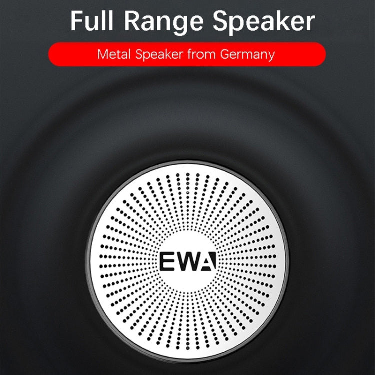 EWA A103 Portable Bluetooth Speaker Wireless Heavy Bass Bomm Box Subwoofer Phone Call Surround Sound Bluetooth Shower Speaker(Red) - Mini Speaker by EWA | Online Shopping South Africa | PMC Jewellery | Buy Now Pay Later Mobicred