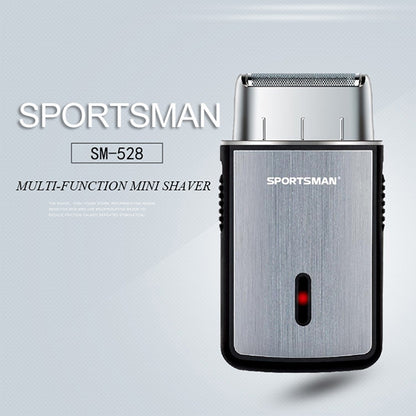 SPORTSMAN Multi-function Mini Shaver USB Rechargeable Razor(Silver) - Electric Shavers by PMC Jewellery | Online Shopping South Africa | PMC Jewellery