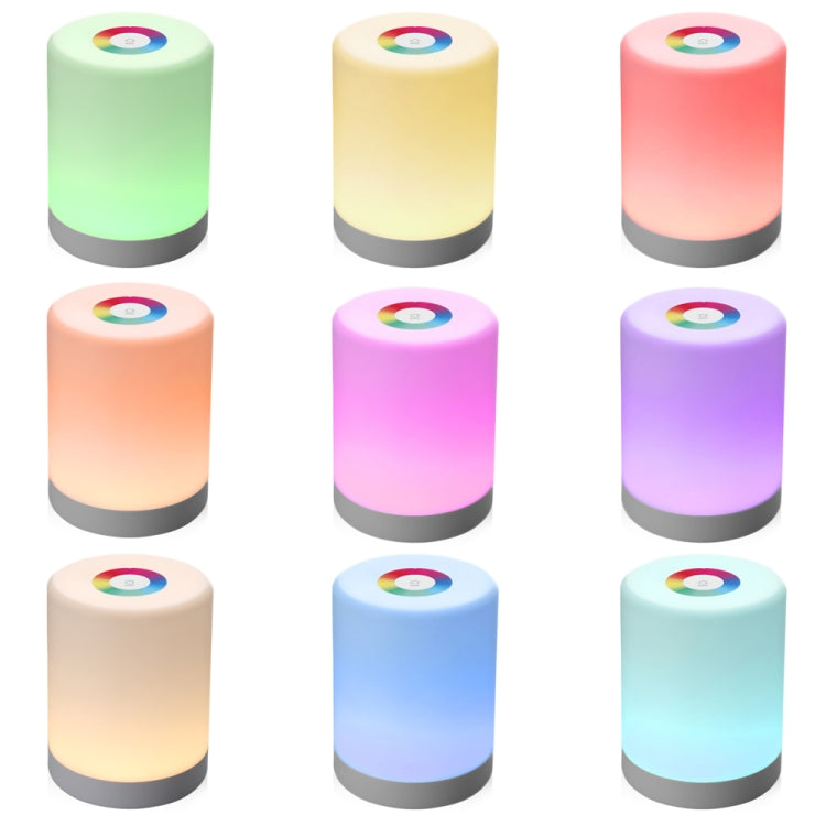 LED Touch Control Induction Dimmer Lamp Smart Dimmable RGB Color Change Rechargeable Bedside Night Light - free shipping - PMC TechLife - Order now!