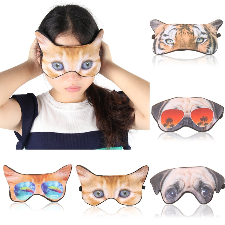 3D Eye Mask Shading Sleeping Cartoon Animal Printed Eye Mask(Tiger) - free shipping - PMC TechLife - Order now!