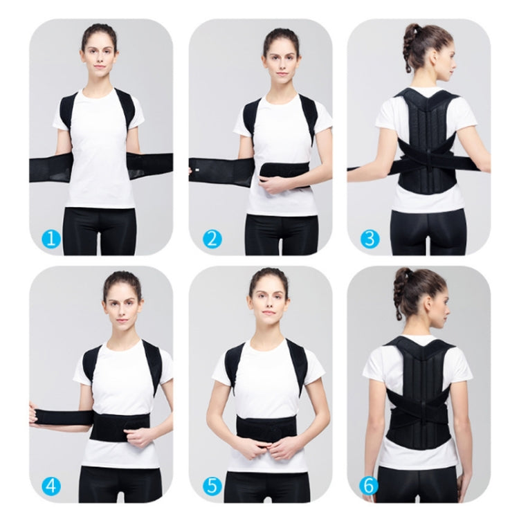 Kyphosis Correction Belt Spine Back Fixation Belt Correction Clothing, Size:XS(Black) - Corrector by PMC Jewellery | Online Shopping South Africa | PMC Jewellery