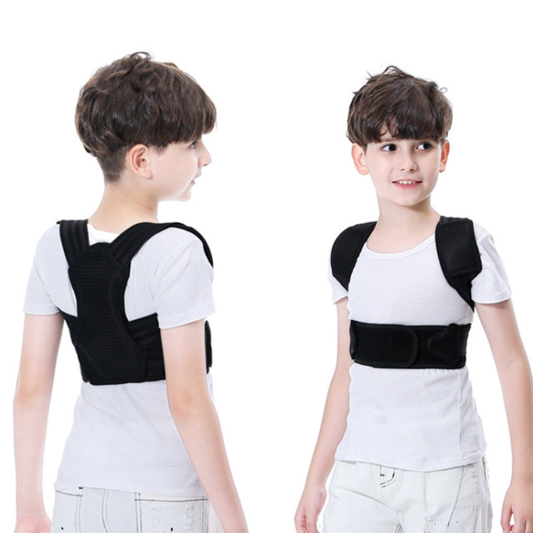 Breathable Stealth Correction Belt Children Humpback Correction Back Fixed Internal Wear Posture Belt, Size:L(Black) - Corrector by PMC Jewellery | Online Shopping South Africa | PMC Jewellery