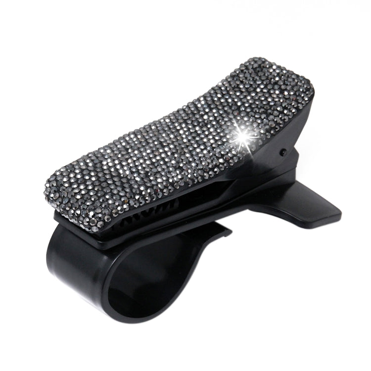 Diamond Car Phone Holder 360 Degree Rotating Creative Car Dashboard Mobile Holders(Bright Black) - Car Holders by PMC Jewellery | Online Shopping South Africa | PMC Jewellery