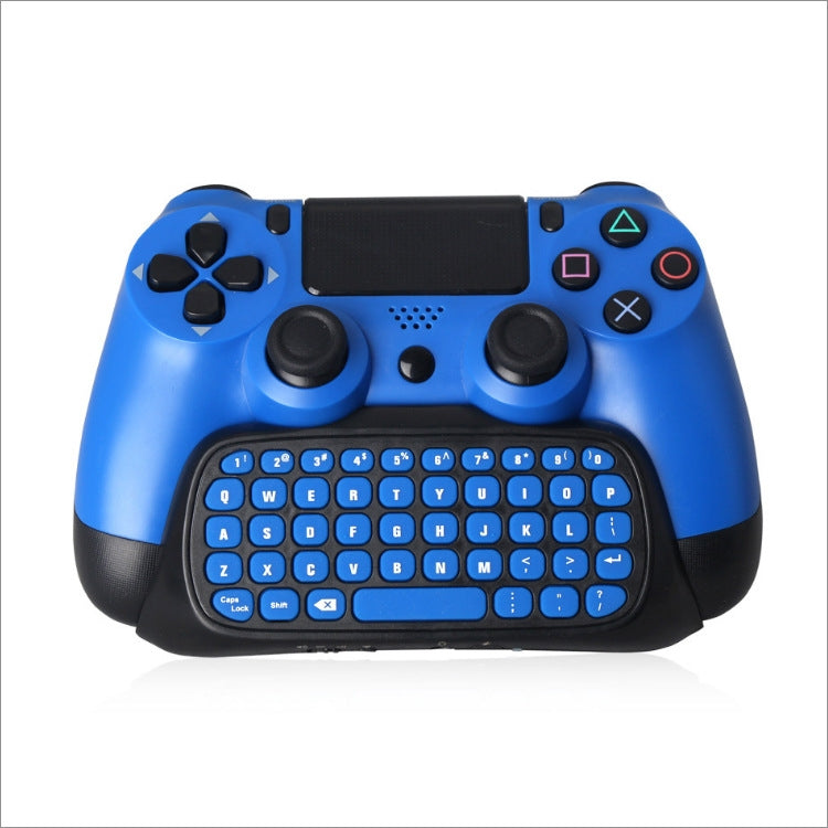 DOBE TP4-022 2.4G Wireless Controller Keyboard ABS Game Keyboard for PS4 / Slim(Blue) - Gamepads by DOBE | Online Shopping South Africa | PMC Jewellery