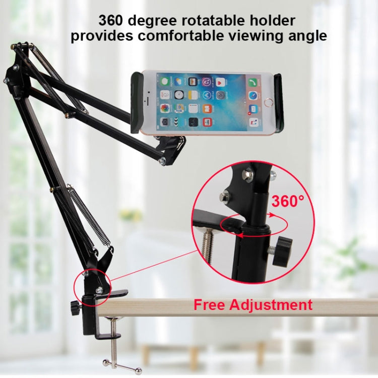 Universal 360 Degree Rotating Flexible Long Arm Lazy Phone Tablet Pad Holder Clip Bracket - Lazy Bracket by PMC Jewellery | Online Shopping South Africa | PMC Jewellery