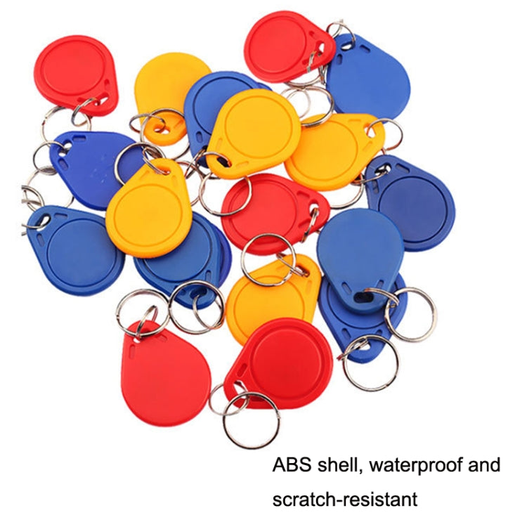 10PCS IC Access Control Card Entree Control M1 Compatibel Fudan Rfid 13.56Mhz Keyfob Sleutelhanger Tag Sleutelhanger(Yellow) - free shipping - PMC TechLife - Order now!