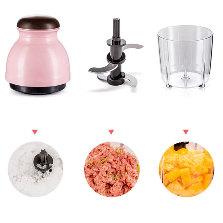 Portable Mixing Cup Electric Soy Milk Juicer Multi-function Cooking Machine Home Meat Grinder(Pink) - free shipping - PMC TechLife - Order now!