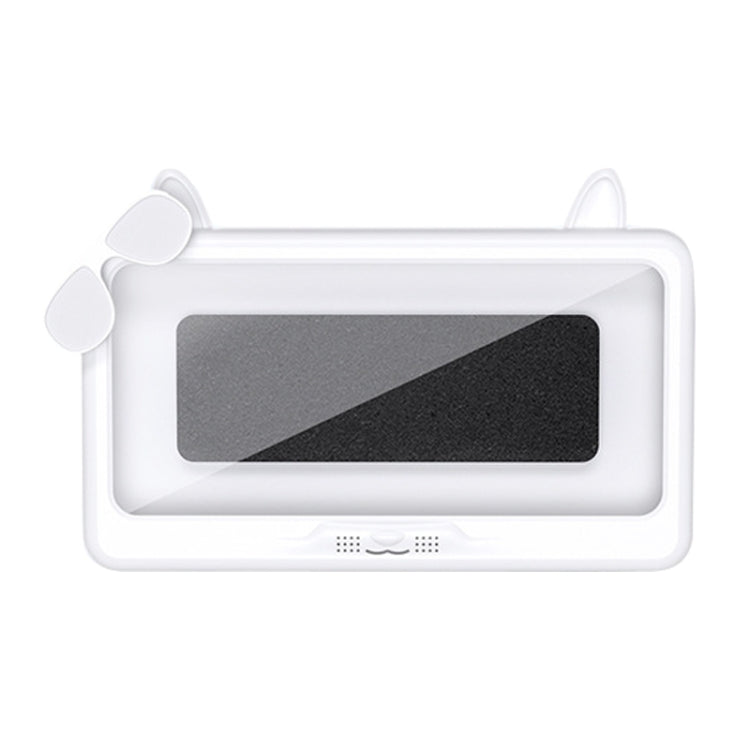 Bathroom Water-resistant Mobile Phone Holder Bathing Watch TV Removable Touch Screen Phone Case(White) - Hand-Sticking Bracket by PMC TechLife | Online Shopping South Africa | PMC TechLife
