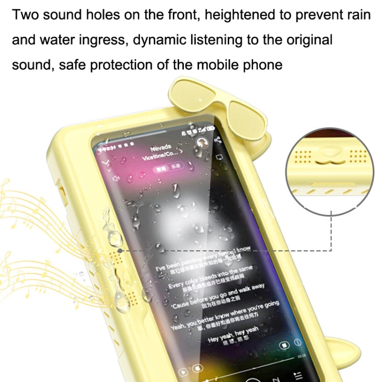 Bathroom Water-resistant Mobile Phone Holder Bathing Watch TV Removable Touch Screen Phone Case(Pink) - Hand-Sticking Bracket by PMC TechLife | Online Shopping South Africa | PMC TechLife