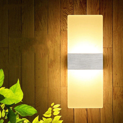 Right Angle White LED Bedroom Bedside Wall Aisle Balcony Wall Lamp, Size:29×11cm(White Light) -  by PMC Jewellery | Online Shopping South Africa | PMC Jewellery
