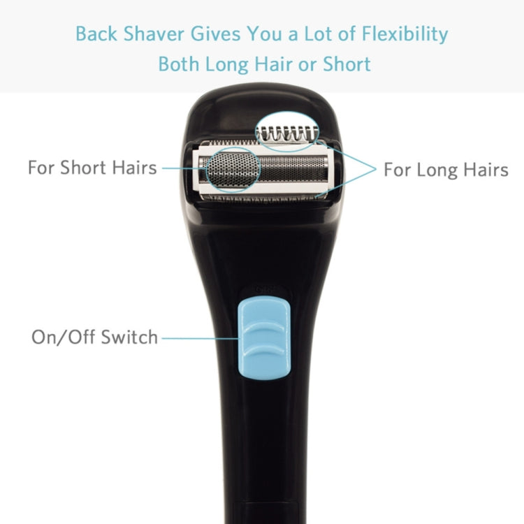 Foldable Long Handle Electric Shaver On Back - Electric Shavers by PMC Jewellery | Online Shopping South Africa | PMC Jewellery