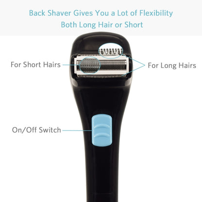 Foldable Long Handle Electric Shaver On Back - Electric Shavers by PMC Jewellery | Online Shopping South Africa | PMC Jewellery