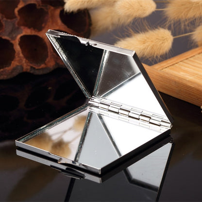 Hand-studded Mini Folding Cosmetic Mirror Portable Mirror Double Sided Mirror - Mirror by PMC Jewellery | Online Shopping South Africa | PMC Jewellery