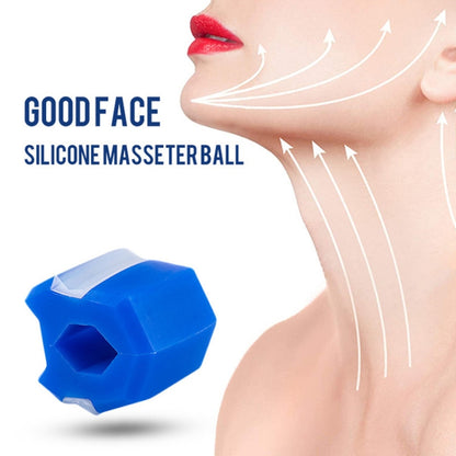 3PCS 6th Generation Masseter Ball Mandibular Trainer Facial Muscle Trainer Silicone Face-Lifting Device(Light Blue) - Corrector by PMC Jewellery | Online Shopping South Africa | PMC Jewellery