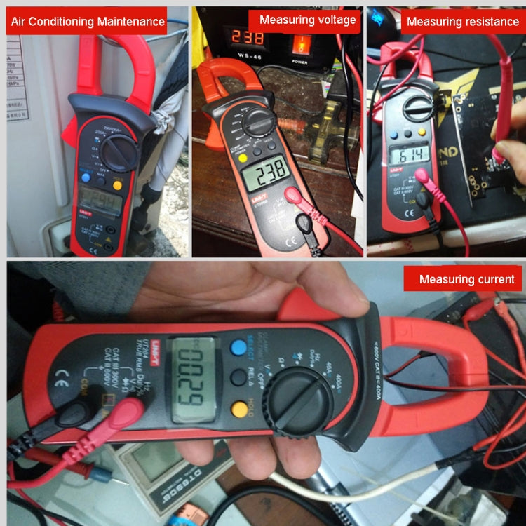 UNI-T UT202+ Digital Clamp Multimeter AC/DC Voltage Detector - free shipping - PMC TechLife - Order now!