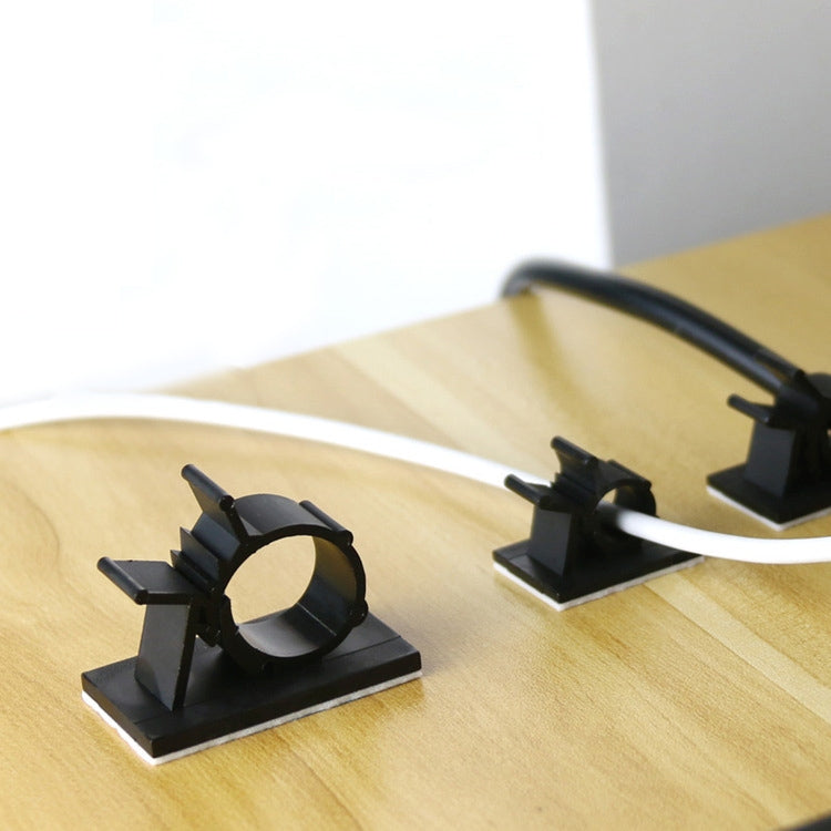 100 PCS Y-1316 Adjustable Self-Adhesive Wire Fixing Cable Organizer (Black) - Cable Organizer by PMC TechLife | Online Shopping South Africa | PMC TechLife | Buy Now Pay Later Mobicred