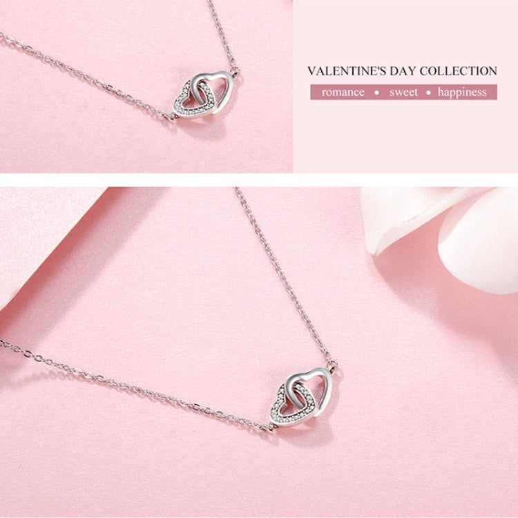 Love S925 Sterling Silver Lady Necklace (Gold) - Necklaces & Pendants by PMC Jewellery | Online Shopping South Africa | PMC Jewellery