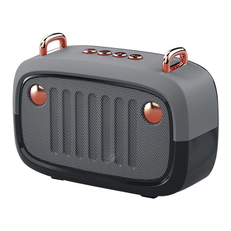 BS32D Wireless Bluetooth Speaker Cartoon Subwoofer Outdoor Card Portable Mini Speaker(Silver Gray) - Mini Speaker by PMC Jewellery | Online Shopping South Africa | PMC Jewellery