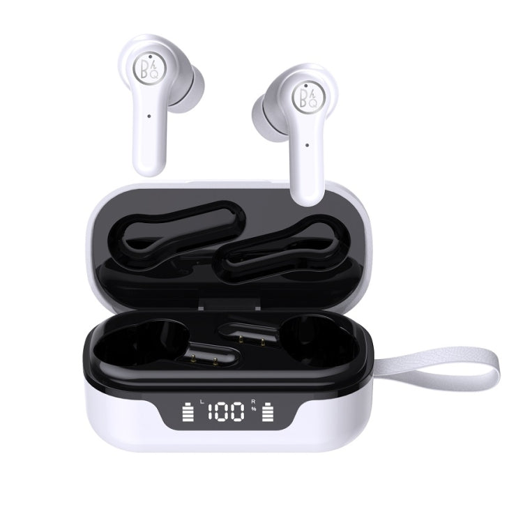 ANC PRO Touch 5.0TWS Master-slave Switch Wireless Bluetooth Headset Intelligent Noise Cancelling(White) - Bluetooth Earphone by PMC TechLife | Online Shopping South Africa | PMC TechLife