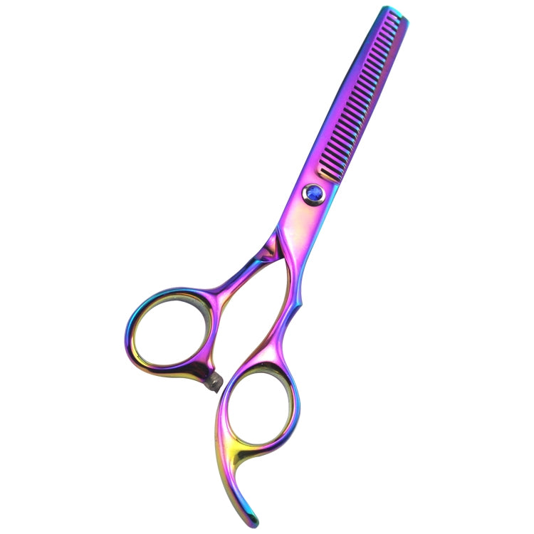 Professional Hair Cutting Scissor Hairdressing Kit Thinning Scissors Barber(Coloful Thinning（SXLC-603T)) - Hair Trimmer by PMC Jewellery | Online Shopping South Africa | PMC Jewellery