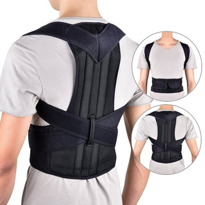 Back Posture Corrector Shoulder Lumbar Brace Spine Support Belt Adjustable Adult Corset Posture Correction Belt Body Health Care - Corrector by PMC Jewellery | Online Shopping South Africa | PMC Jewellery