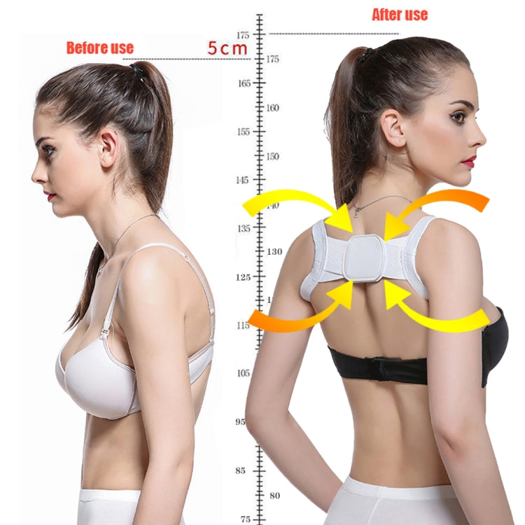 Adjustable Women Back Posture Corrector Shoulder Support Brace Belt Health Care Back Posture Belt, Size:S(White) - Corrector by PMC Jewellery | Online Shopping South Africa | PMC Jewellery