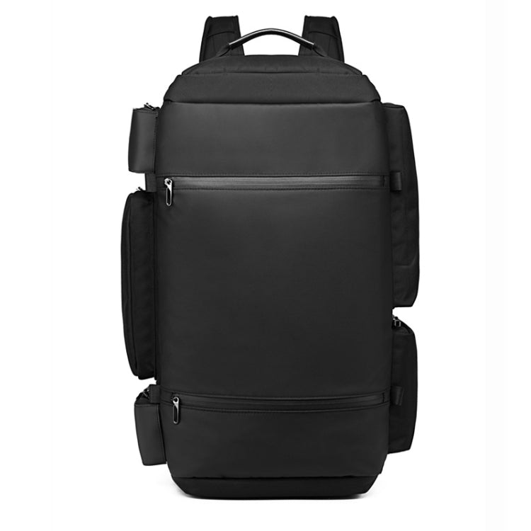 Ozuko 9326 Men Outdoor Multifunctional Anti-theft Backpack Sports Waterproof Travel Shoulders Bag with External USB Charging Port(Black) - Backpacks by Ozuko | Online Shopping South Africa | PMC Jewellery