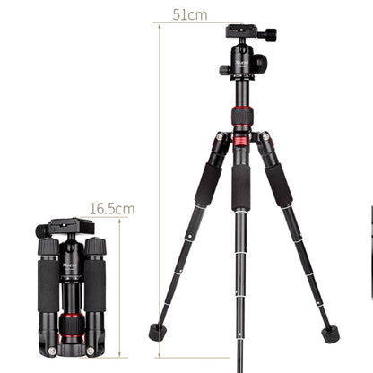 Xiletu FM5S-MINI 5-Section Folding Legs Mini Desktop Tripod Mount(Titanium) - Tripods by Xiletu | Online Shopping South Africa | PMC Jewellery