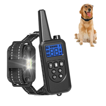Bark Stopper Pet Supplies Collar Remote Control Collar Dog Training Device, Style:880-1 Black - Training Aids by PMC Jewellery | Online Shopping South Africa | PMC Jewellery