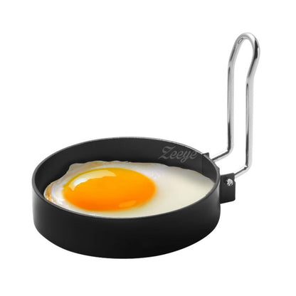 Egg Ring Iron Spray Non-Stick Round Omelette Model Omelette Mold, Specification: 4 PCS + Brush - Food Molds by PMC Jewellery | Online Shopping South Africa | PMC Jewellery