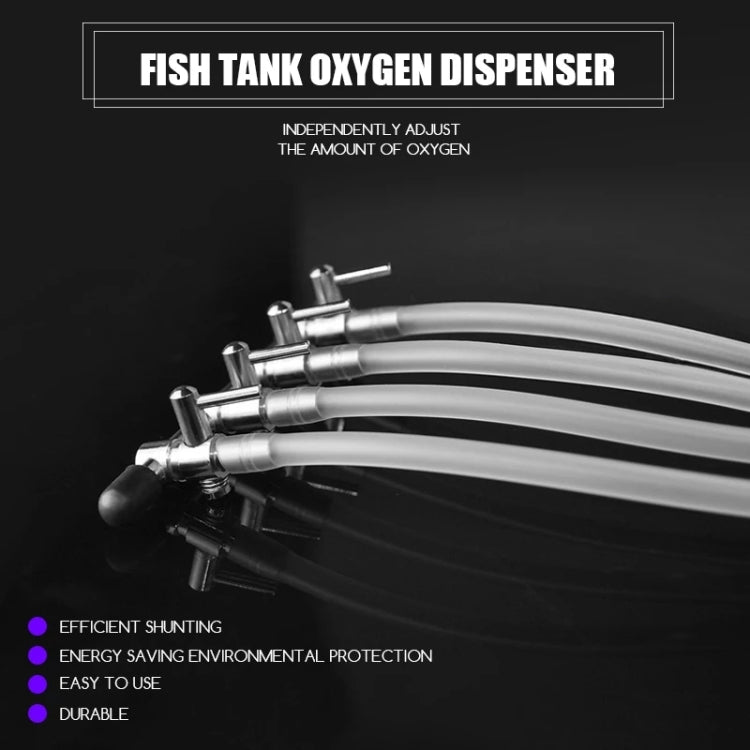 Fish Tank Oxygen Pipe Stainless Steel Distributor Oxygen Regulating Valve, Specification: Ten Heads - Air Pumps by PMC Jewellery | Online Shopping South Africa | PMC Jewellery