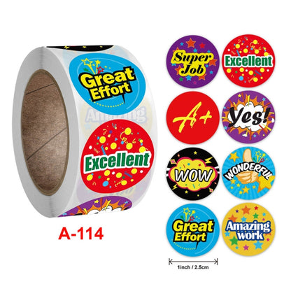 Children Toy Reward Stickers Office Stationery Decoration Label Sealing Sticker, Size: 2.5cm / 1inch(A-114) - Tape & Solid glue by PMC Jewellery | Online Shopping South Africa | PMC Jewellery
