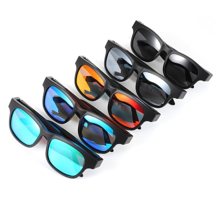 A12 Smart Bluetooth Audio Sunglasses Bluetooth Glasses(Silver) - Bluetooth Earphone by PMC TechLife | Online Shopping South Africa | PMC TechLife