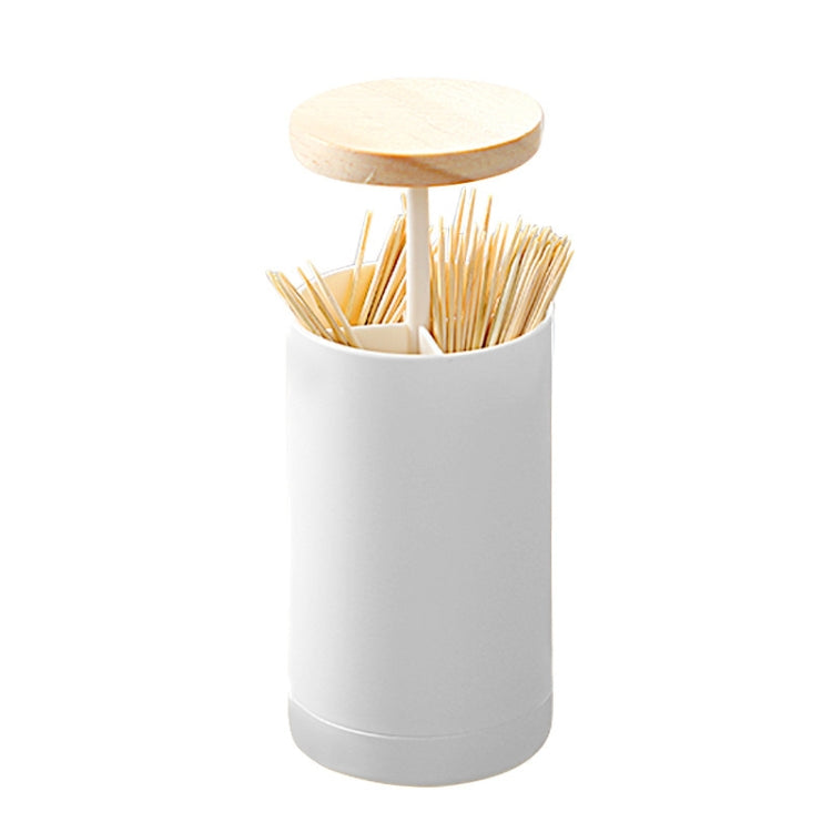 Dual-Purpose Toothpick Cotton Swab Storage Box Household Automatic Push-Type Portable Storage Box - Toothpick Boxes by PMC Jewellery | Online Shopping South Africa | PMC Jewellery