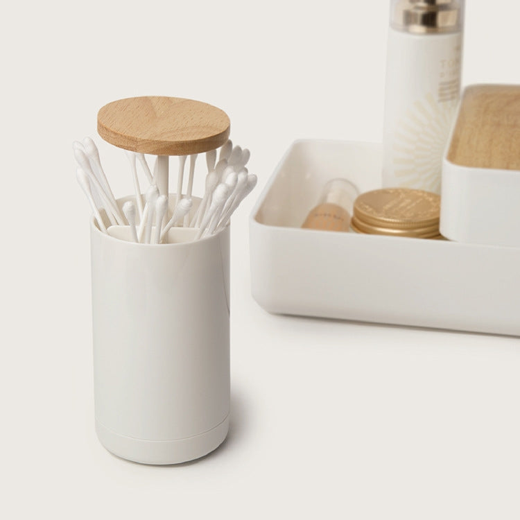 Dual-Purpose Toothpick Cotton Swab Storage Box Household Automatic Push-Type Portable Storage Box - Toothpick Boxes by PMC Jewellery | Online Shopping South Africa | PMC Jewellery