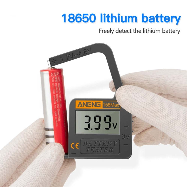 2 PCS ANENG 168MAX Portable Battery Tester High-Precision Battery Power Tester Battery Capacity Tester - Battery & Resistance Tester by ANENG | Online Shopping South Africa | PMC TechLife | Buy Now Pay Later Mobicred