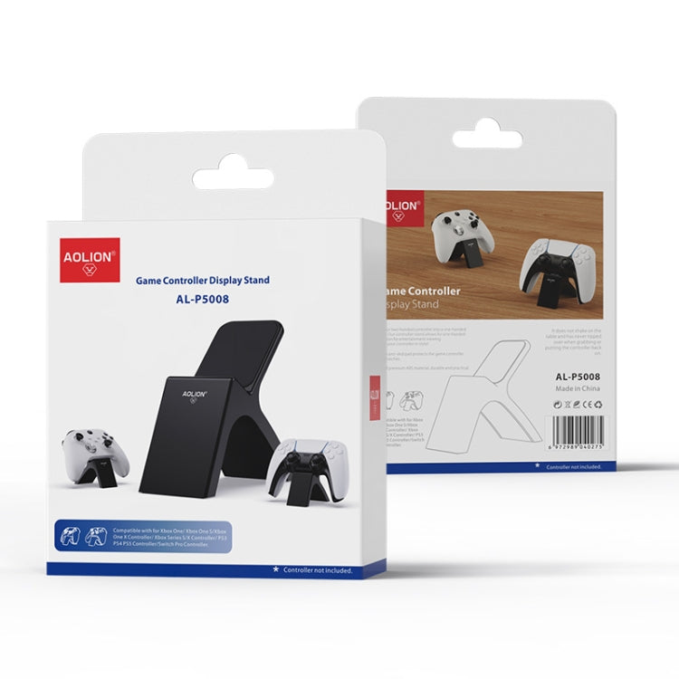 2 PCS  AOLION  Multi-Function Game Handle Bracket Storage Display Stand For PS5/Switch Pro/Xbox Series X(Black) - Holder by PMC TechLife | Online Shopping South Africa | PMC TechLife