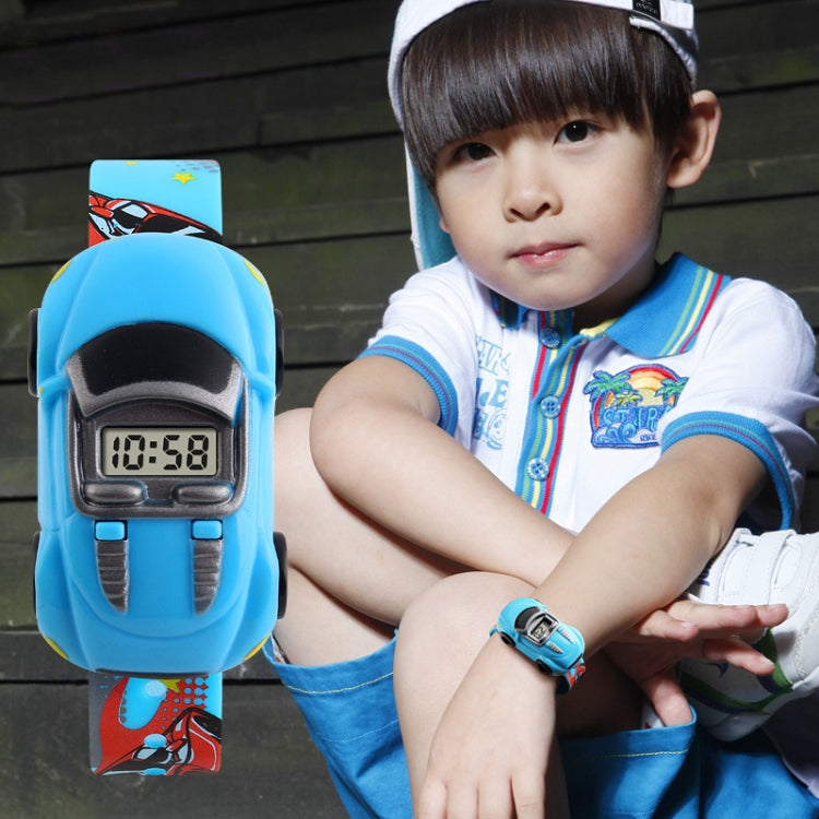 SKMEI 1241 Fashion Cute Cartoon Car Children Digital Watch(Yellow) - Cartoon Watches by SKMEI | Online Shopping South Africa | PMC Jewellery | Buy Now Pay Later Mobicred