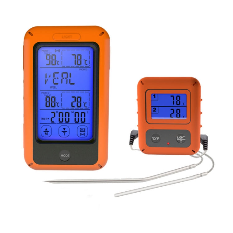Wireless Food Thermometer Household Touch Screen BBQ Dual-Channel Kitchen  Thermometer - Cooking Thermometers by PMC TechLife | Online Shopping South Africa | PMC TechLife | Buy Now Pay Later Mobicred