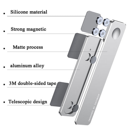 Oatsbasf  Mobile Phone Computer Sync Screen Aluminum Alloy Bracket Computer Expansion Bracket(Silver) - Hand-Sticking Bracket by OATSBASF | Online Shopping South Africa | PMC Jewellery