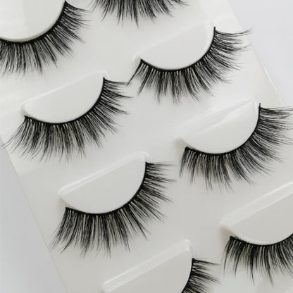 2 PCS 4 Pairs In One Box Handmade Mink False Eyelashes Slender And Long Three-Dimensional Multilayer Eyelashes(G108) - Eyes by PMC Jewellery | Online Shopping South Africa | PMC Jewellery