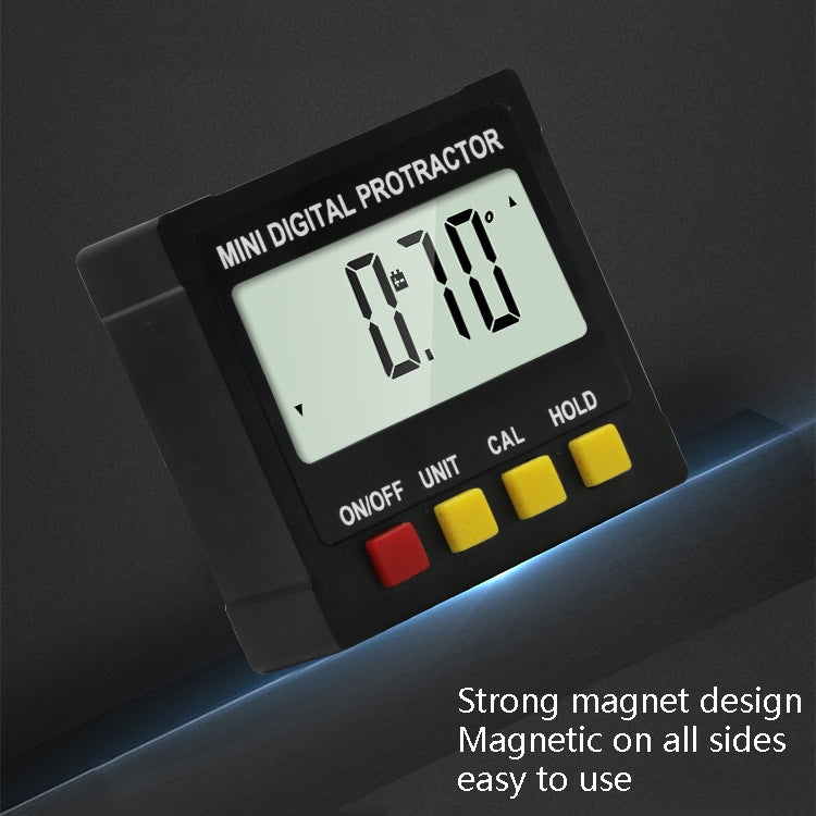 Electronic Digital Display Inclinometer Slope Level Protractor Four-Sided Magnetic Angle Ruler - Measuring Tools by PMC Jewellery | Online Shopping South Africa | PMC Jewellery