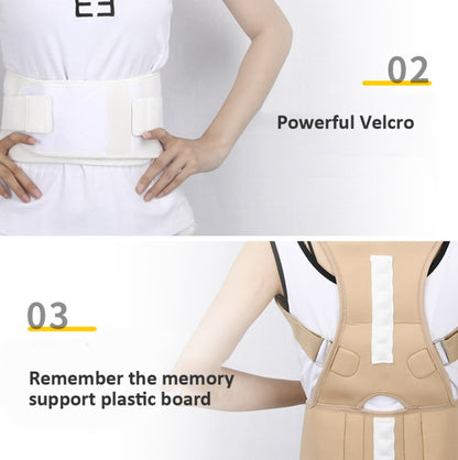 Adult Back Posture Correction Belt Kyphosis Correction Body Restraint Belt, Specification: XXL(Black) - Corrector by PMC Jewellery | Online Shopping South Africa | PMC Jewellery