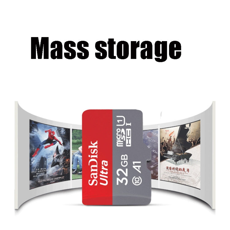 SanDisk A1 Monitoring Recorder SD Card High Speed Mobile Phone TF Card Memory Card, Capacity: 512GB-100M/S - Micro SD Card by SanDisk | Online Shopping South Africa | PMC Jewellery | Buy Now Pay Later Mobicred