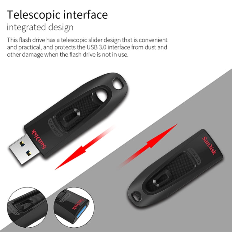 SanDisk CZ48 USB 3.0 High Speed Business Encrypted U Disk, Capacity: 16GB - USB Flash Drives by SanDisk | Online Shopping South Africa | PMC Jewellery | Buy Now Pay Later Mobicred