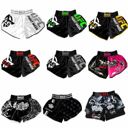 SWERLD Boxing/MMA/UFC Sports Training Fitness Shorts, Size: XXXL(4) - Sports Shorts by SWERLD | Online Shopping South Africa | PMC Jewellery