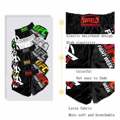 SWERLD Boxing/MMA/UFC Sports Training Fitness Shorts, Size: M(14) - Sports Shorts by SWERLD | Online Shopping South Africa | PMC Jewellery