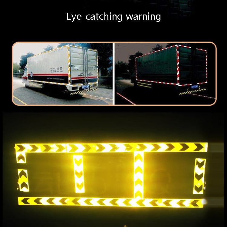 PVC Crystal Color Arrow Reflective Film Truck Honeycomb Guidelines Warning Tape Stickers 5cm x 25m(Blue White) - Reflective Material by PMC Jewellery | Online Shopping South Africa | PMC Jewellery